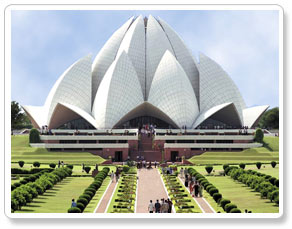 Lotus temple. India